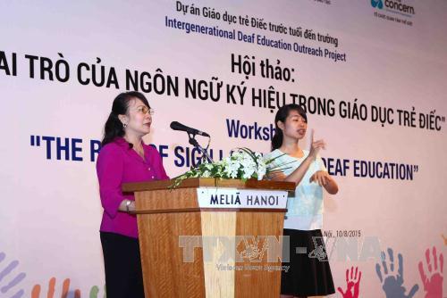 Tăng cường khả năng sẵn sàng đi học cho trẻ điếc